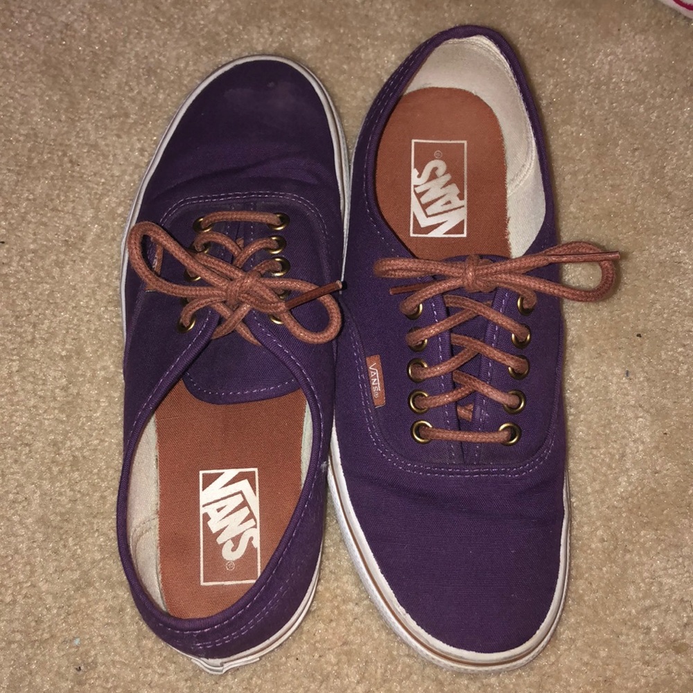 Vans Purple Women’s 9 Men’s 7.5 Unisex